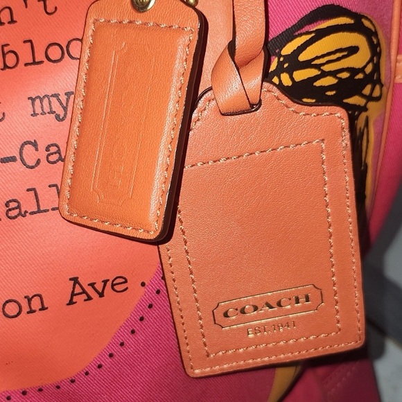 Coach Bonnie Cashin Carry Madison Ave
Canvas Tote Bag & 2 hang tags EUC $498 - Picture 8 of 12